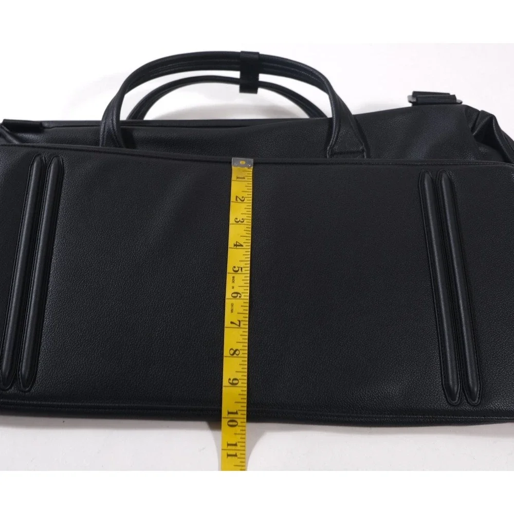 Portland Gear Duffel Black Cascade Duffel Vegan Leatherlite Travel Bag